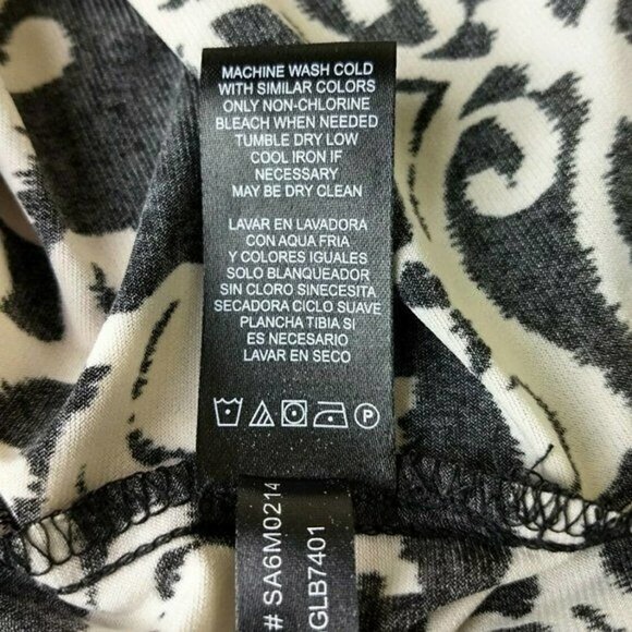 Sleeveless Print Sheath Dress Packable Office Cocktail Medium M Work Travel Pack - Picture 3 of 5